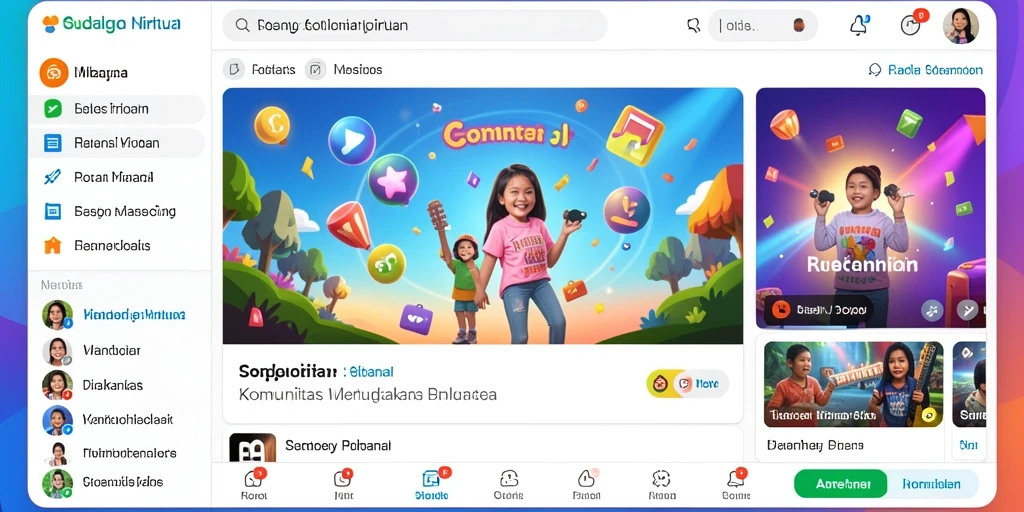 Tampilan antarmuka yang menarik dan intuitif.