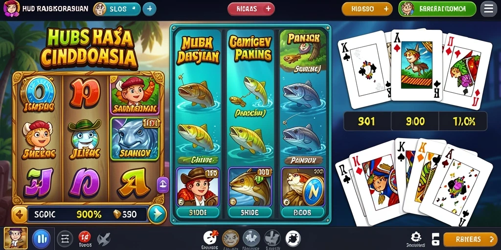 Tampilan antarmuka 66MENANG yang menarik.