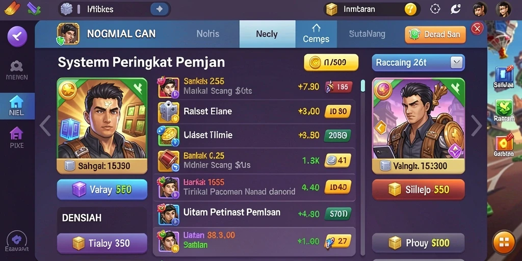 Tampilan antarmuka pengguna yang menarik.