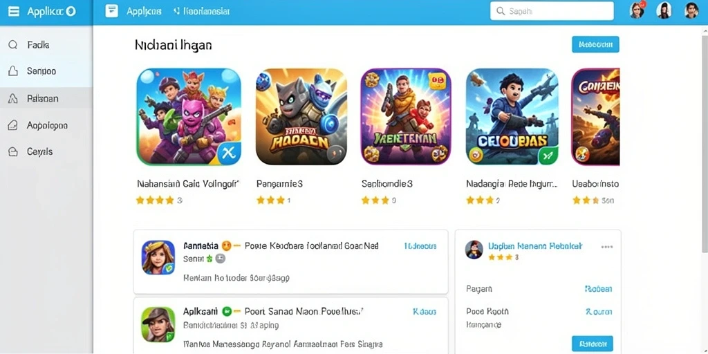 Tampilan awal yang menarik dan user-friendly.