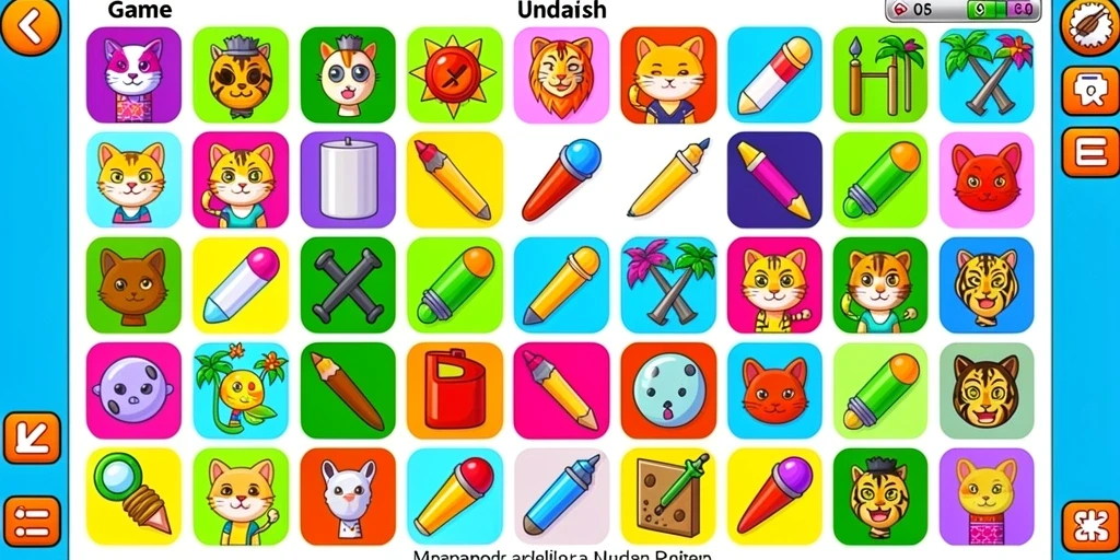 Antarmuka utama game yang intuitif dan ramah pengguna.
