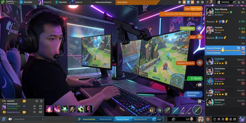 Tangkapan layar menunjukkan grafis yang memukau dalam game.