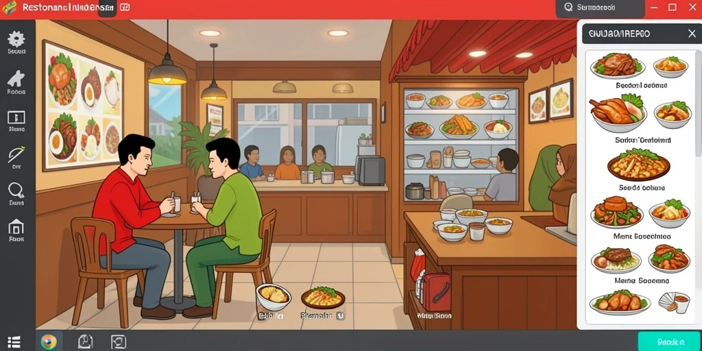 Tampilan antarmuka yang menarik dan user-friendly.