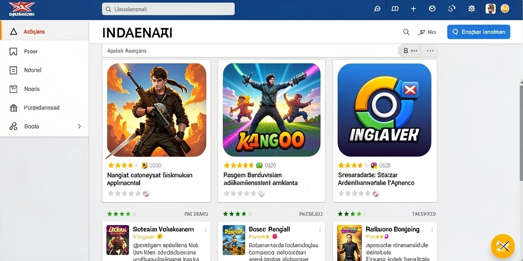 Tampilan antarmuka yang sederhana dan menarik.
