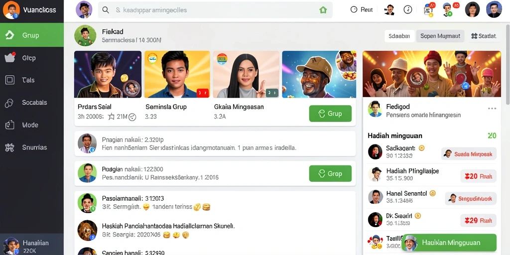 Tampilan antarmuka aplikasi yang menarik.
