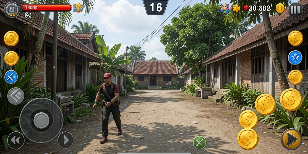 Tampilan utama yang menarik dan intuitif.